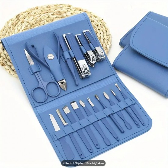 Tırnak Makası Manikür Aracı Seti 16 Parça
