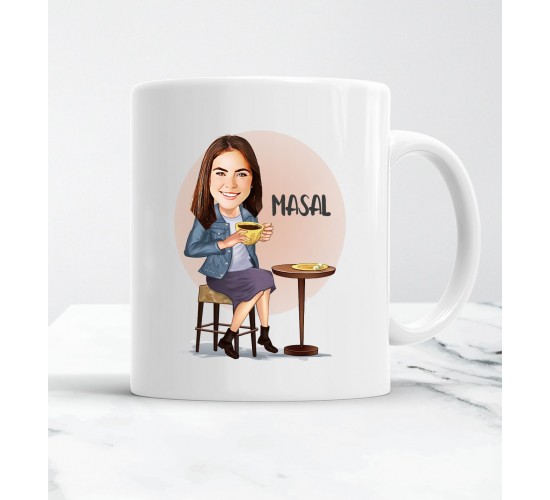 Kahve Severlere Özel Eğlenceli Karikatür Kupa Bardak Kahve Severlere Özel Eğlenceli Karikatür Kupa Bardak