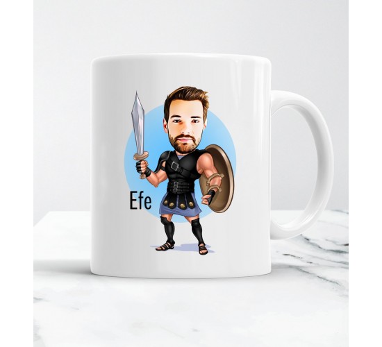Eğlenceli Karikatür Kupa Bardak