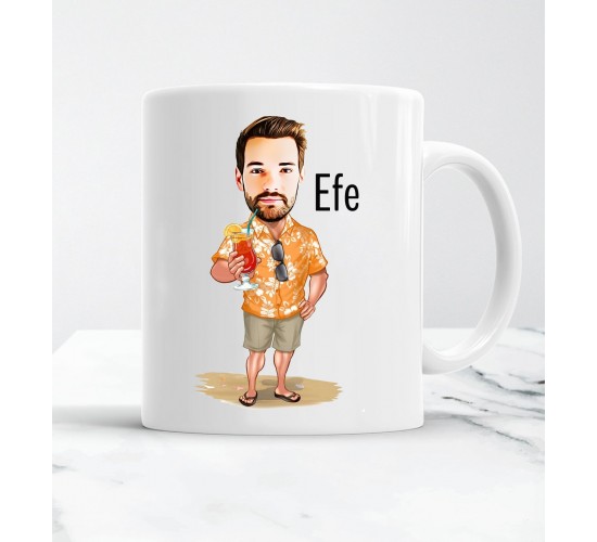 Kişiye özel eğlenceli Karikatür Kupa Bardak