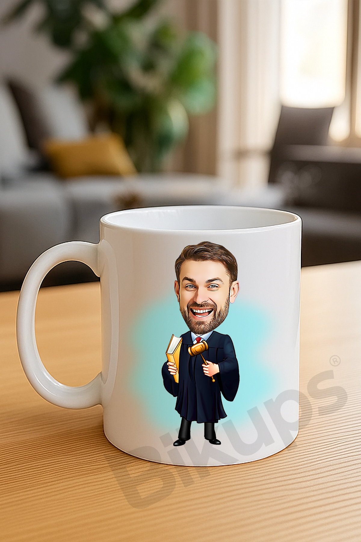 Hakimlere Özel Karikatür Kupa Bardak