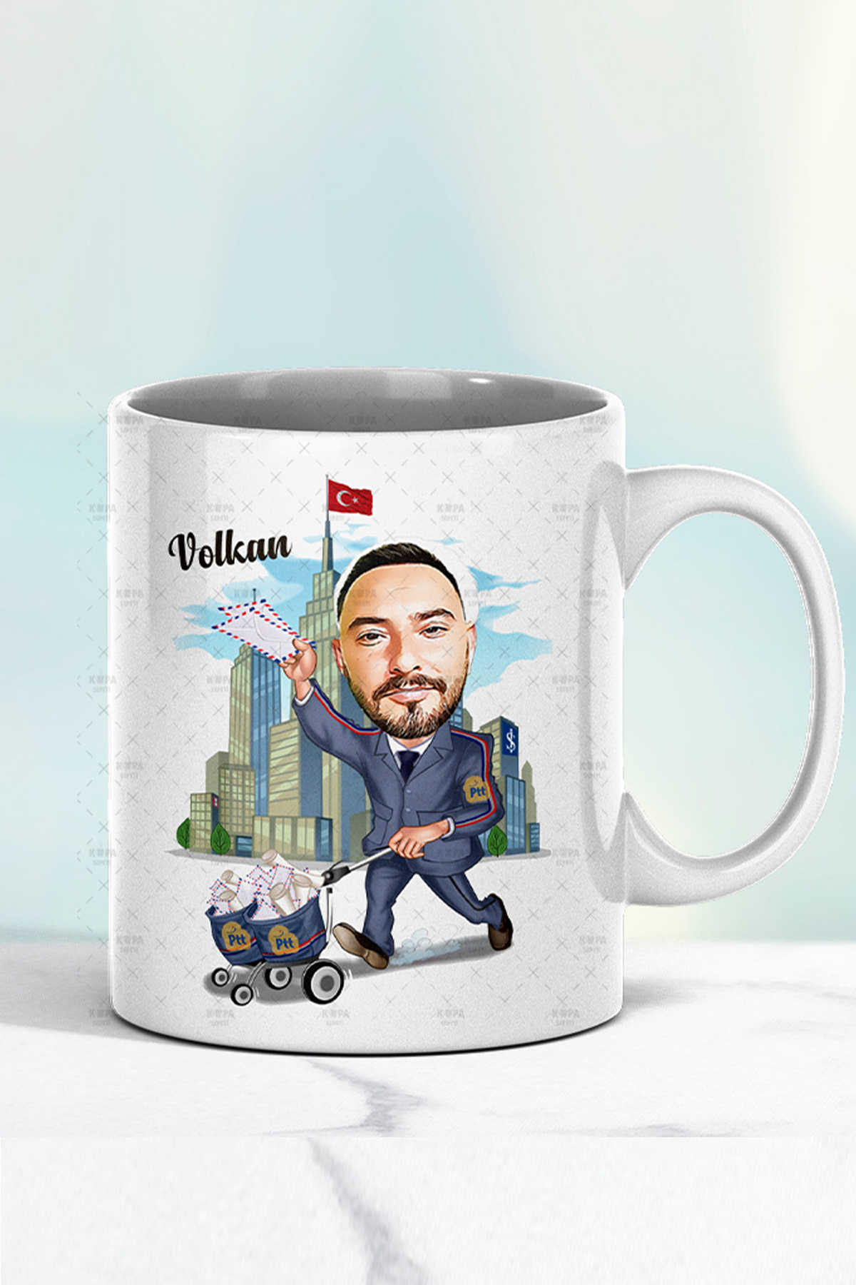 Postacılara Özel Karikatür Kupa Bardak