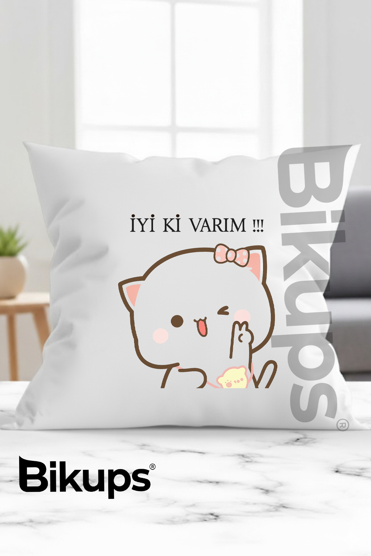 İyi ki varım yastık kupa set