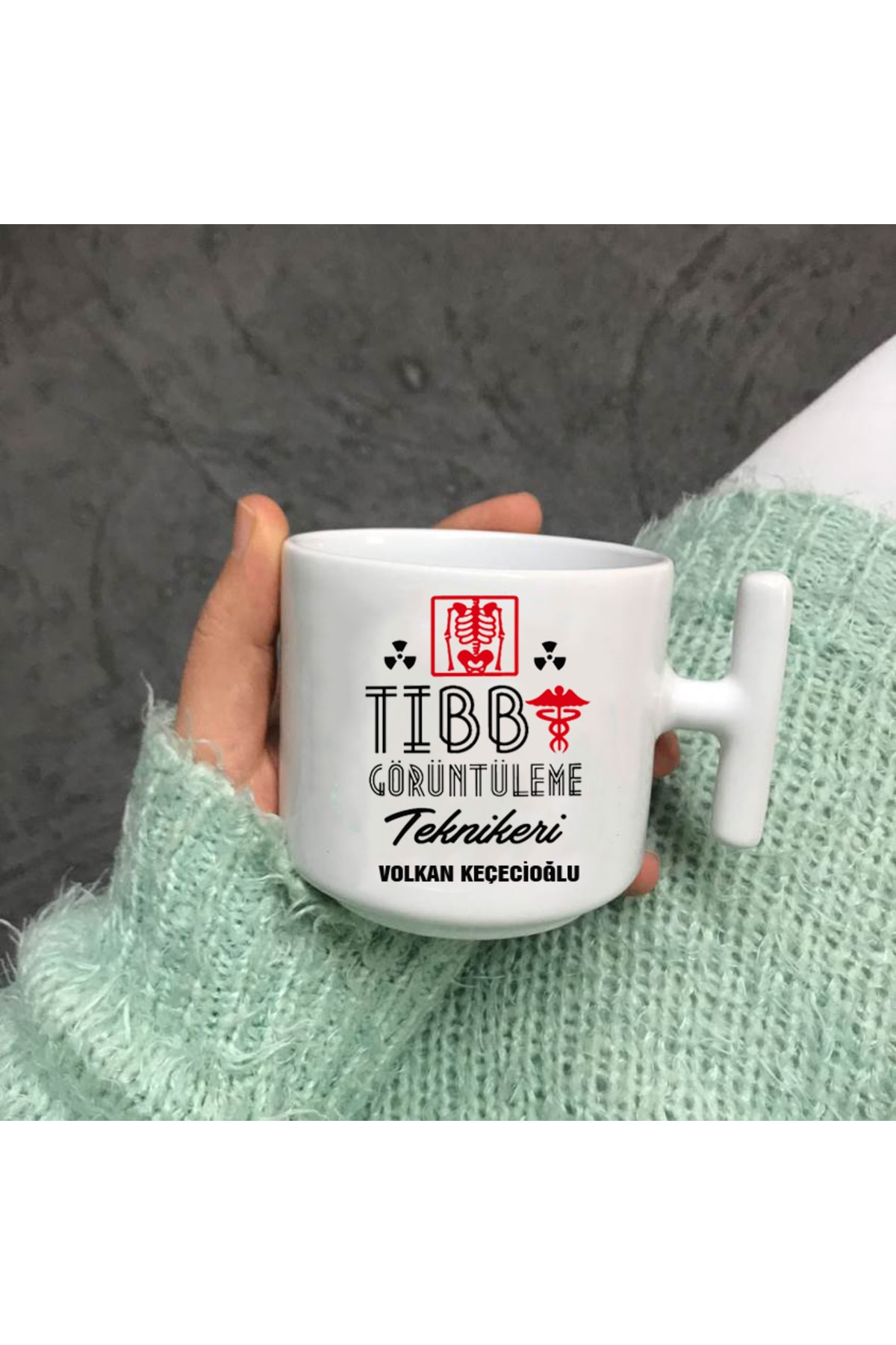 Tıbbi Görüntüleme Nescafe Fincanı T Kulp