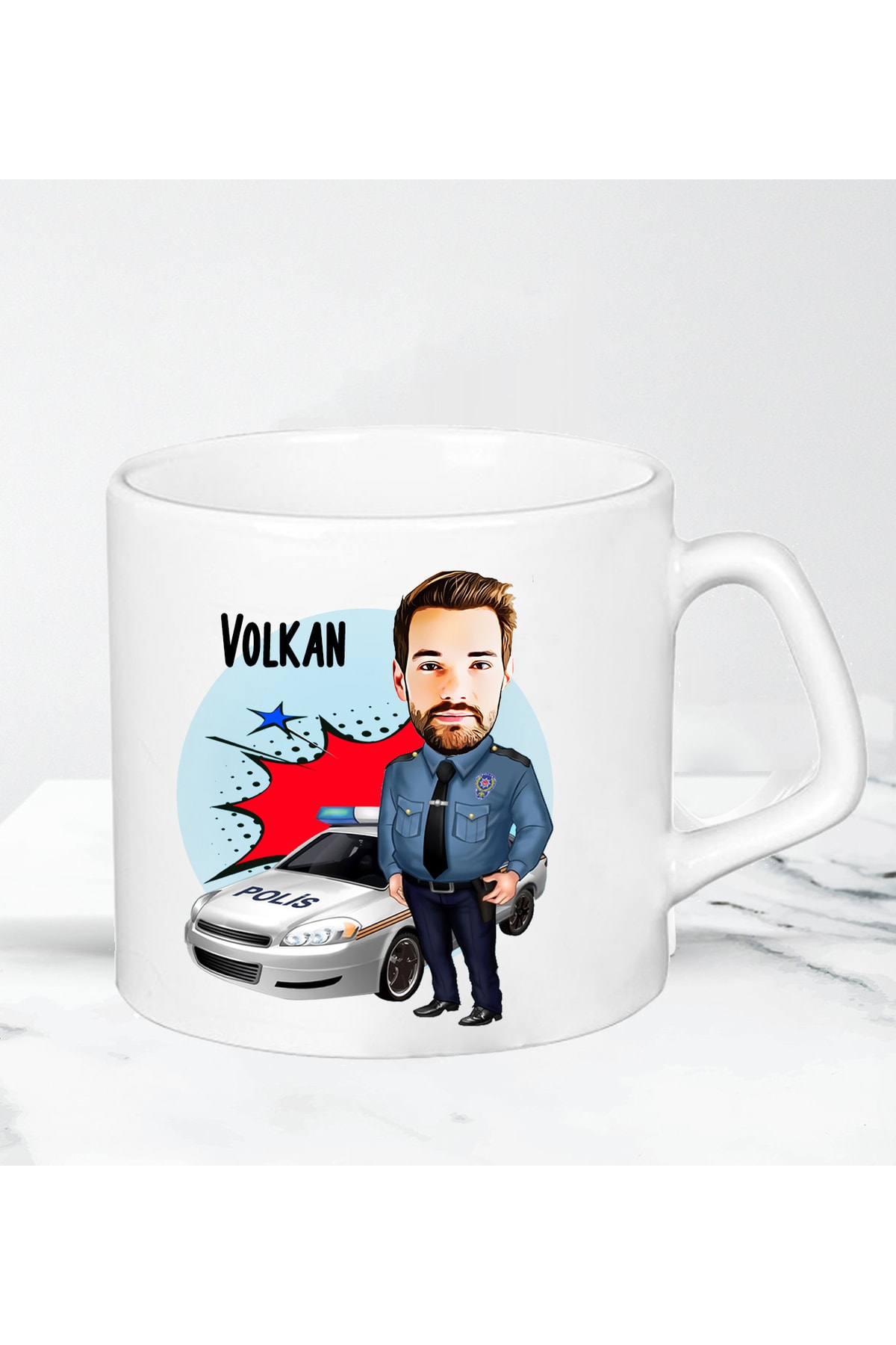 Özel Karikatür Nescafe Fincanı